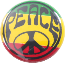 Peace Button reggae - zum Schließen ins Bild klicken